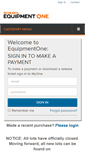 Mobile Screenshot of equipmentone.com